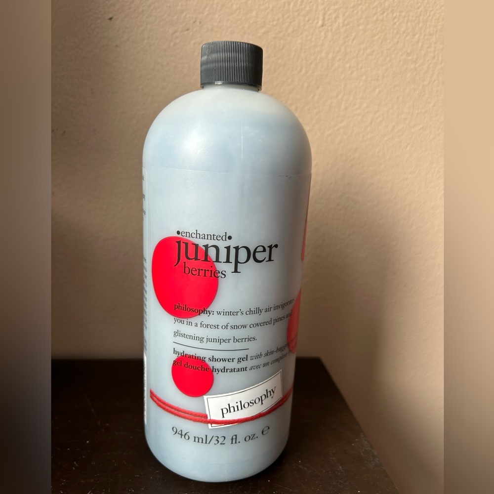 philosophy Juniper Berries  shower Bath Hydrating Shower gel 32 oz New
